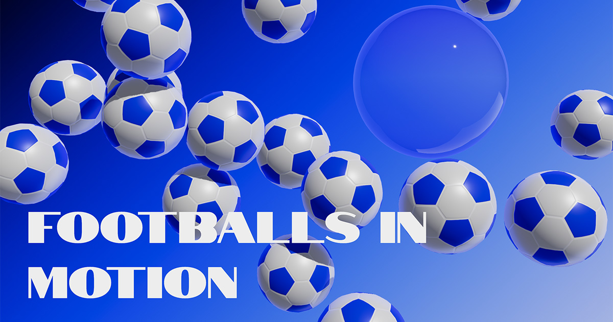 Footballs in Motion