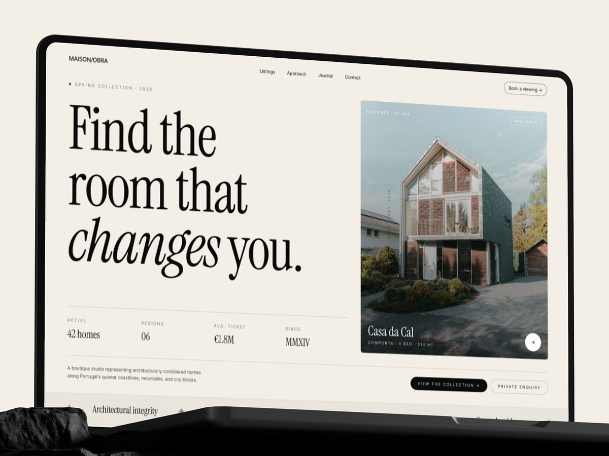 MAISON/OBRA — Home-finding website