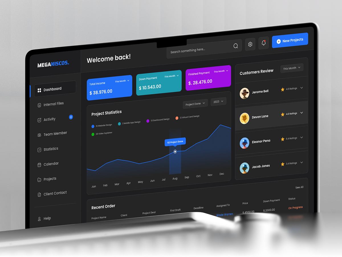 Studio Management Dashboard