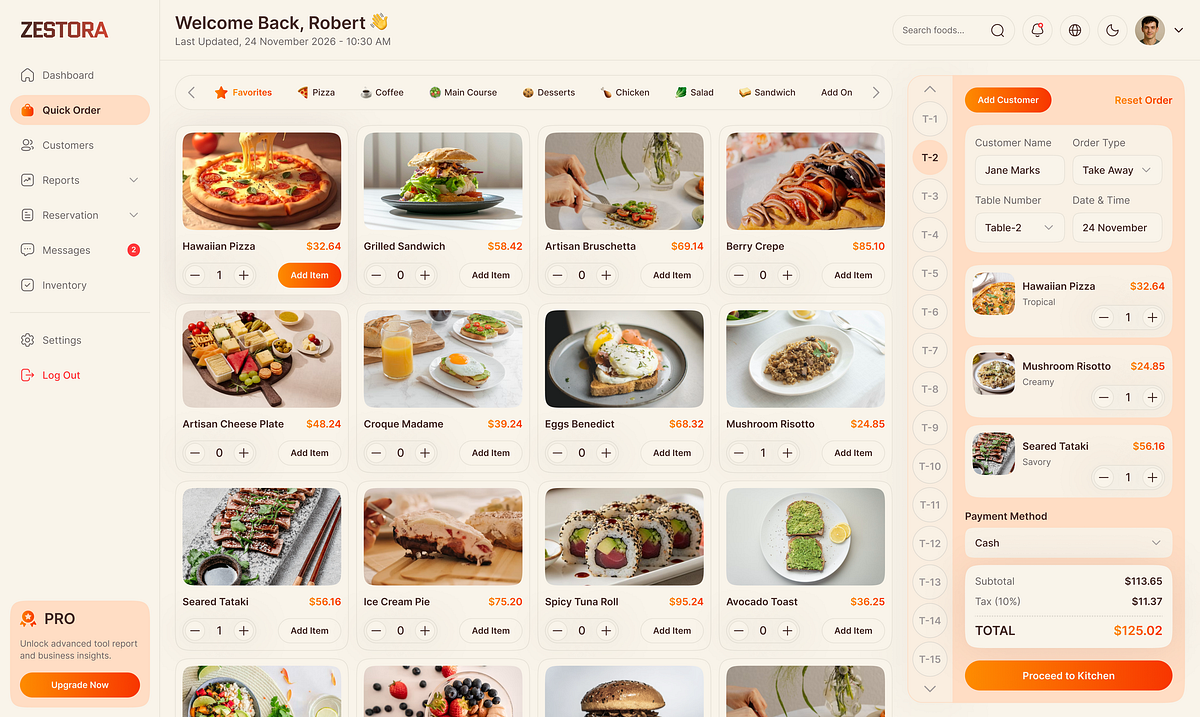 Zestora - Restaurant POS & Order Management System. Image 0