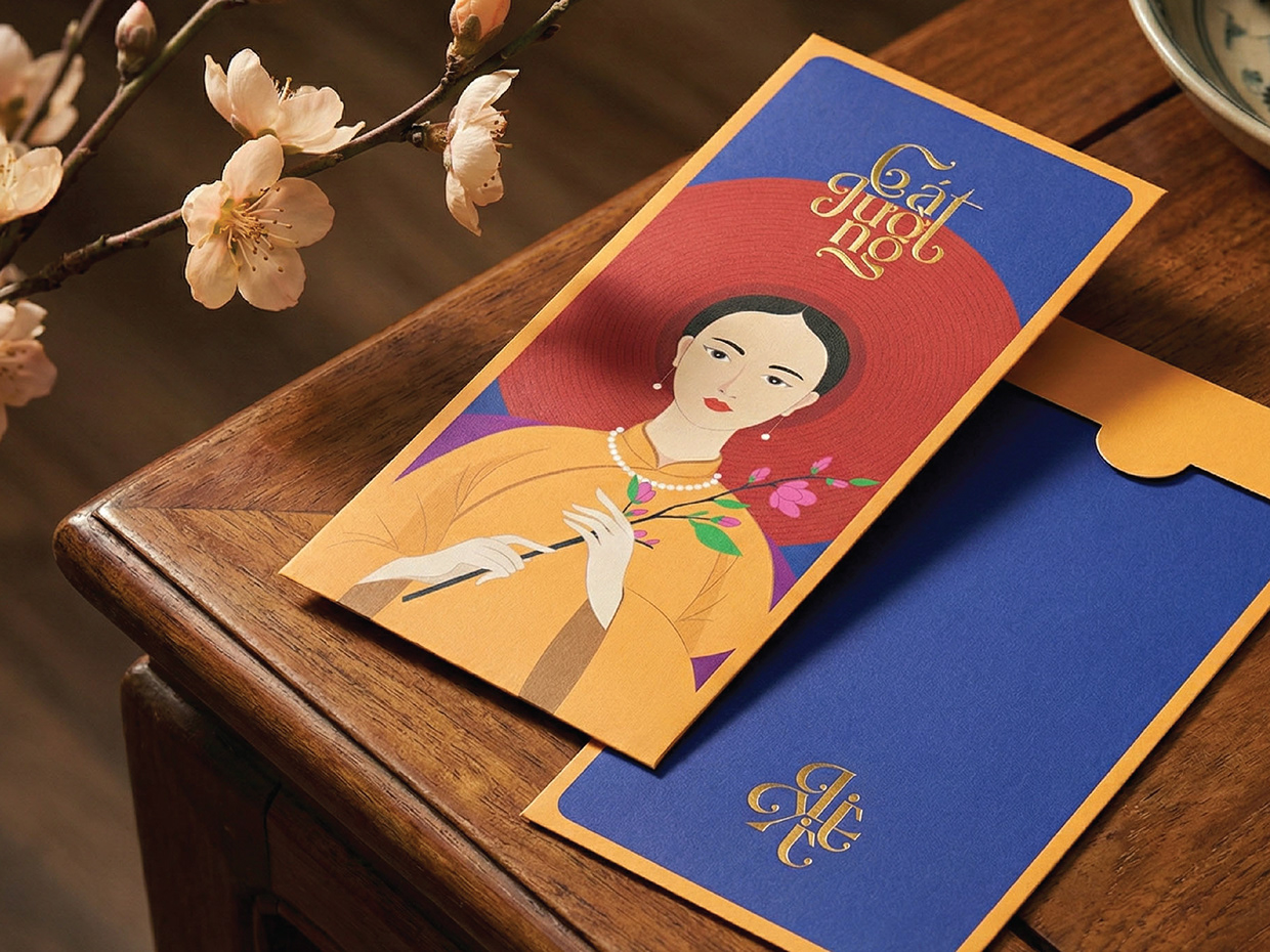 PHÚ QUÝ – CÁT TƯỜNG | Premium Red Envelope Design