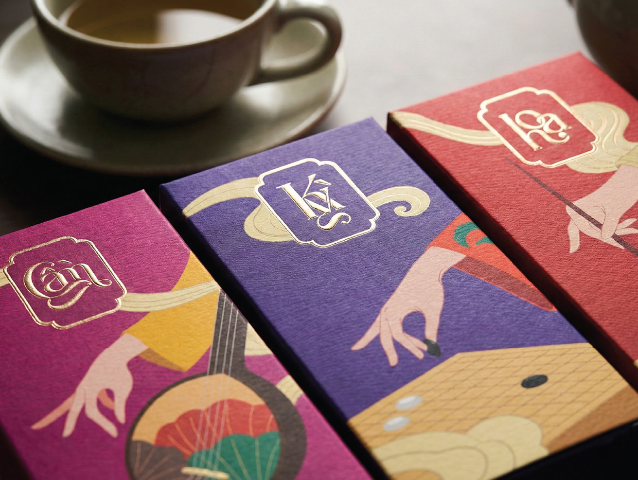 The Celestial Four Arts: Premium Tea Packaging Image 6