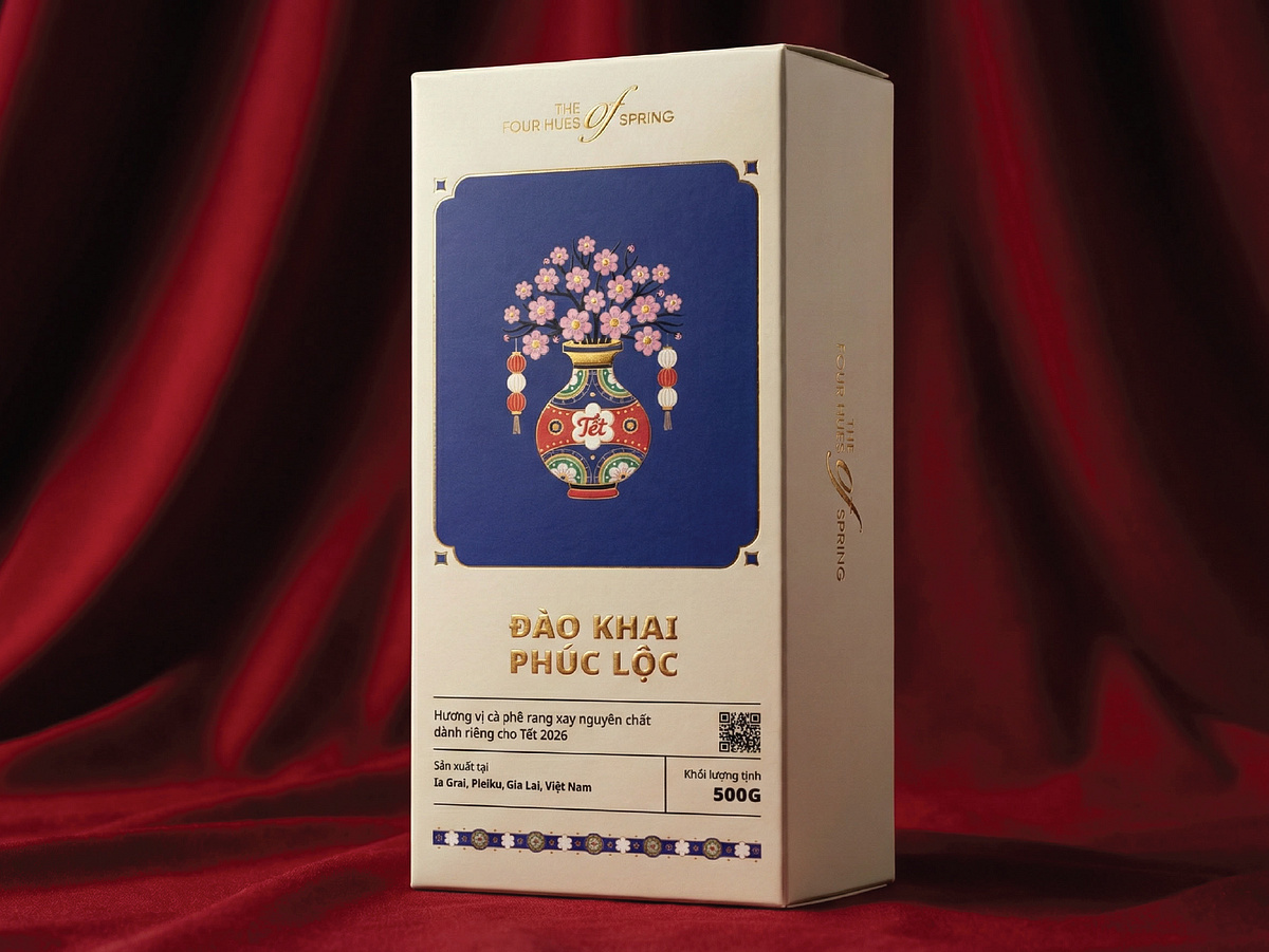 The Four Hues of Spring | Coffee Packaging Tet 2026 V2 Image 1