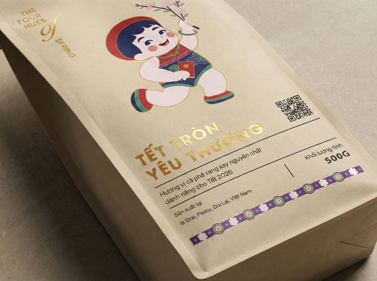 The Four Hues of Spring | Coffee Packaging Tet 2026