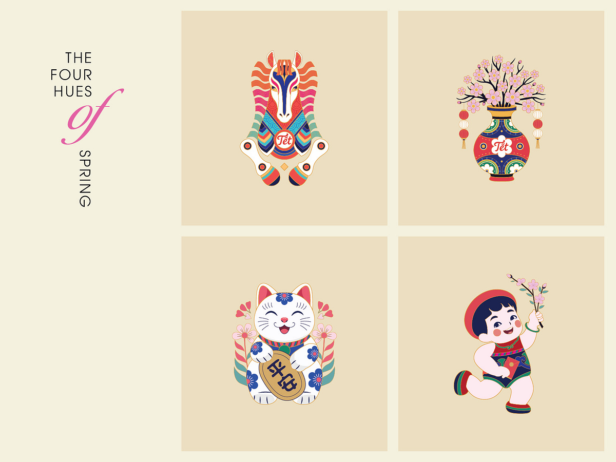 The Four Hues of Spring | Coffee Packaging Tet 2026 Image 1