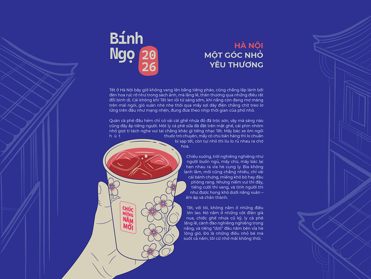 Hanoi Street Culture - Tet 2026 Red Envelope Image 0