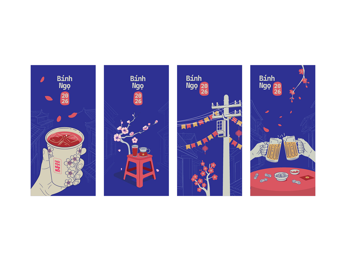 Hanoi Street Culture - Tet 2026 Red Envelope Image 2