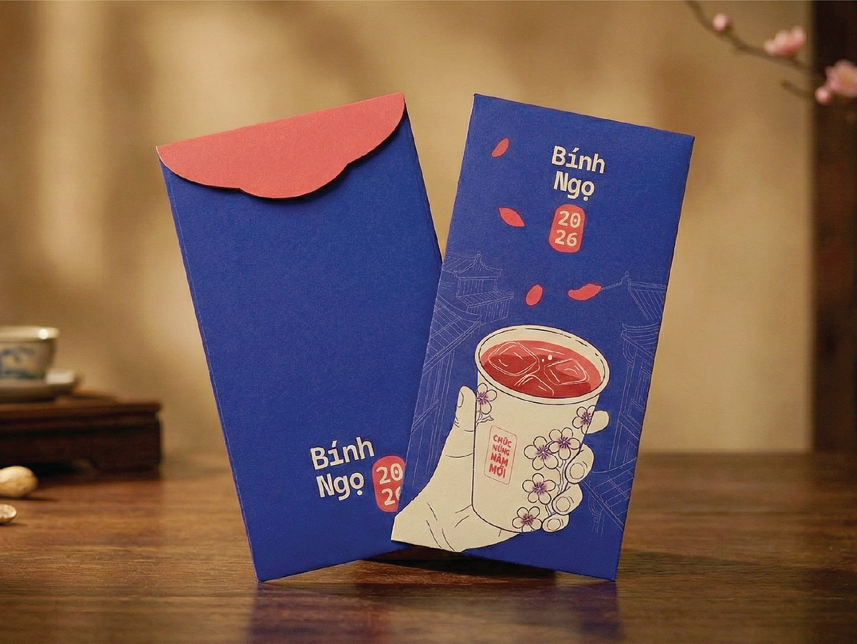 Hanoi Street Culture - Tet 2026 Red Envelope Image 3