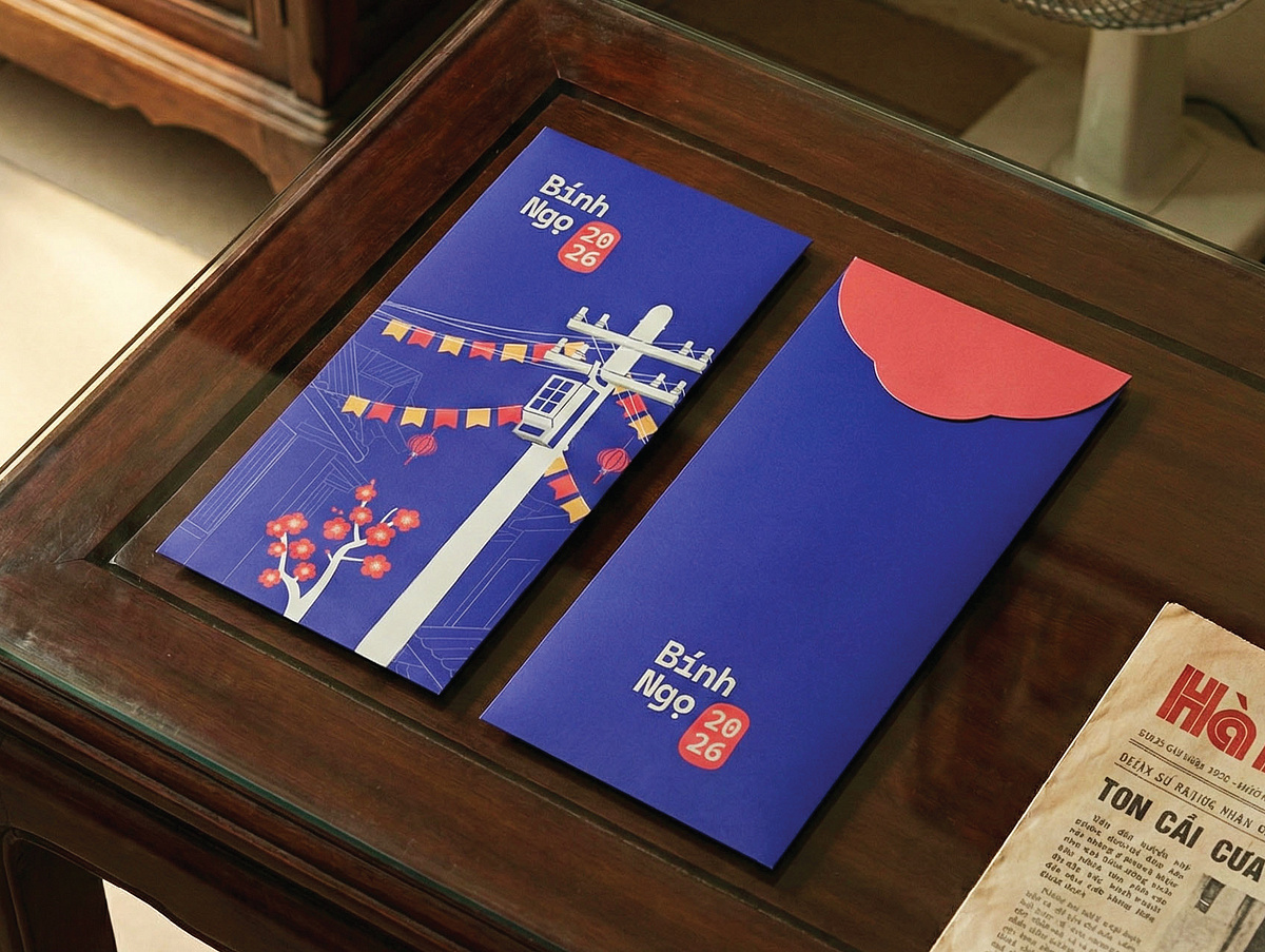 Hanoi Street Culture - Tet 2026 Red Envelope Image 6