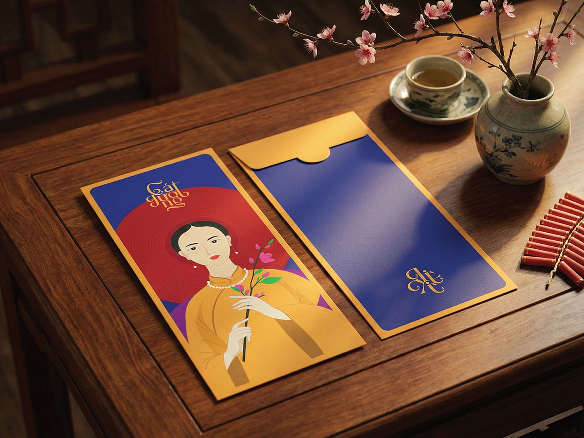Phú Quý – Cát Tường Premium Lunar New Year Red Envelope Design Image 3