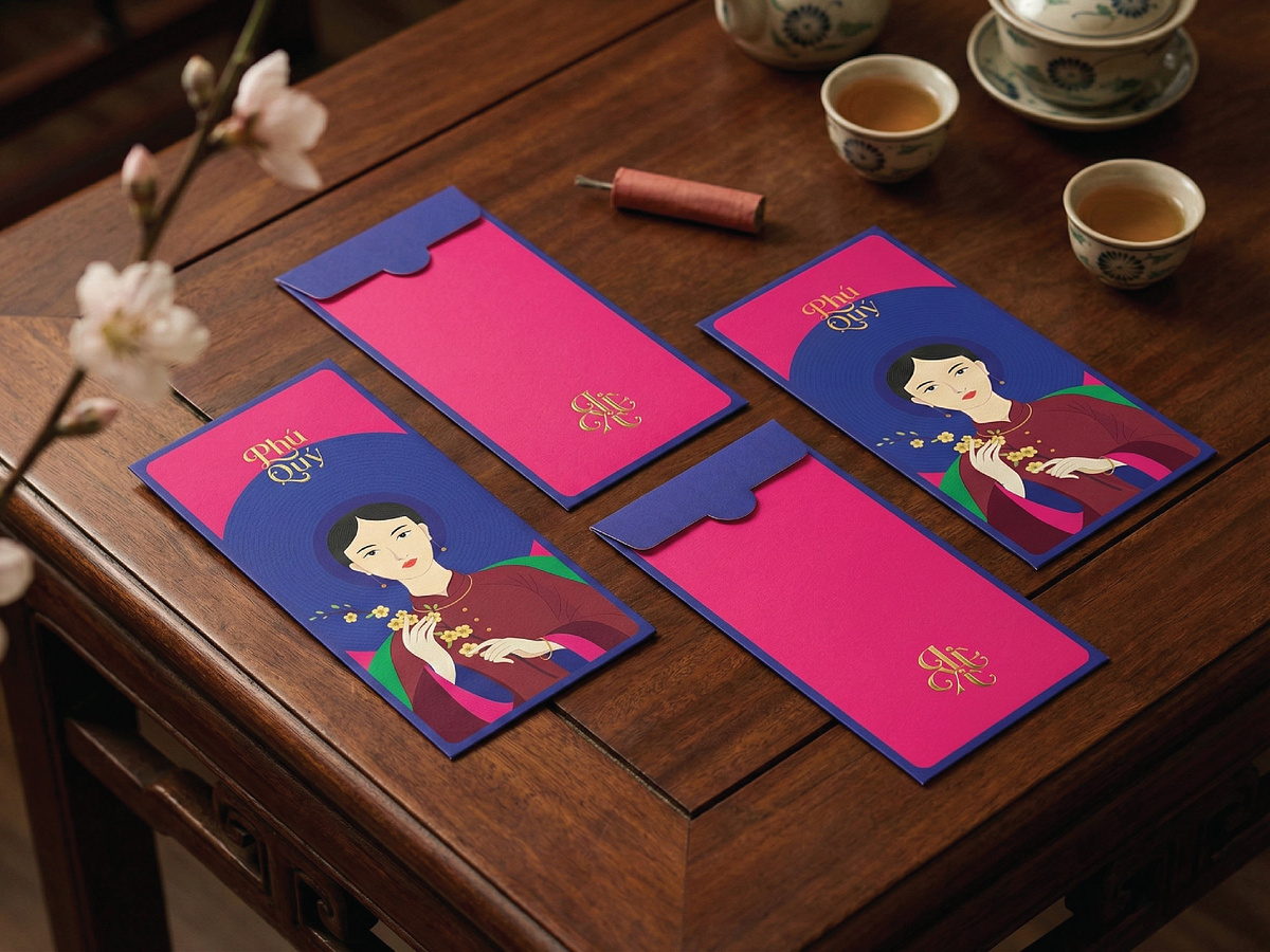 Phú Quý – Cát Tường Premium Lunar New Year Red Envelope Design Image 5