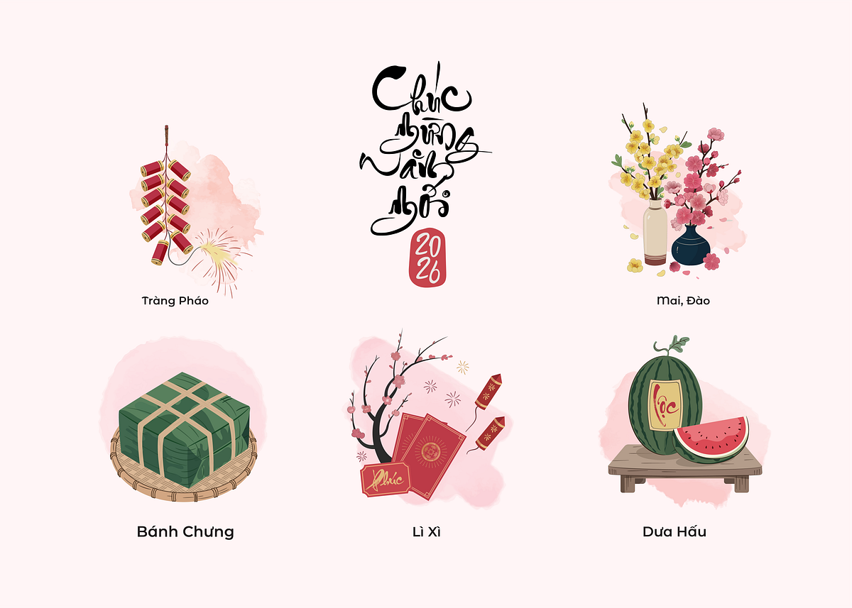 Vietnamese Tết Gift Box 2026 – Lunar New Year Packaging Design Image 0
