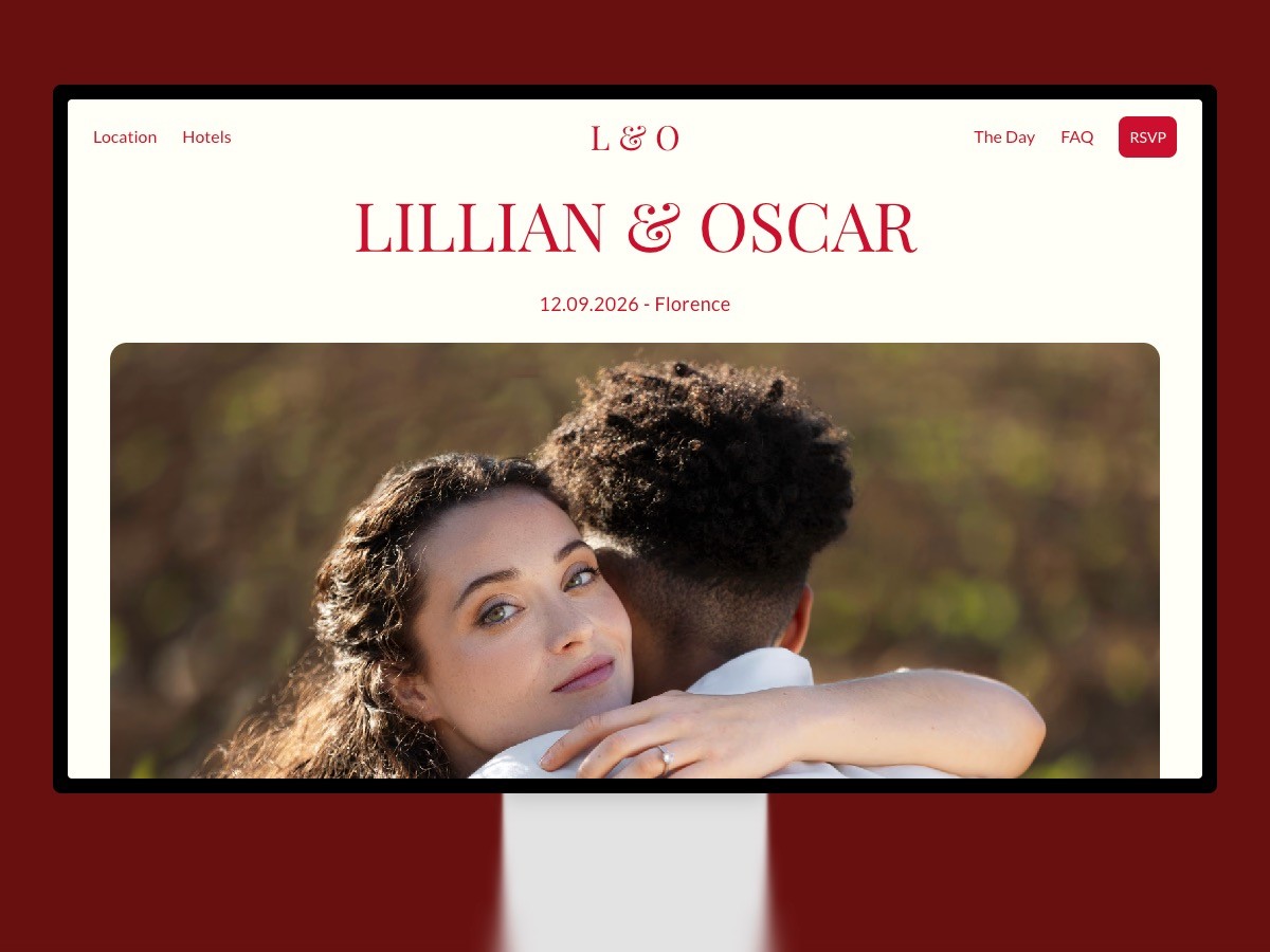 Delphin - Wedding Invitation Website Template for Framer
