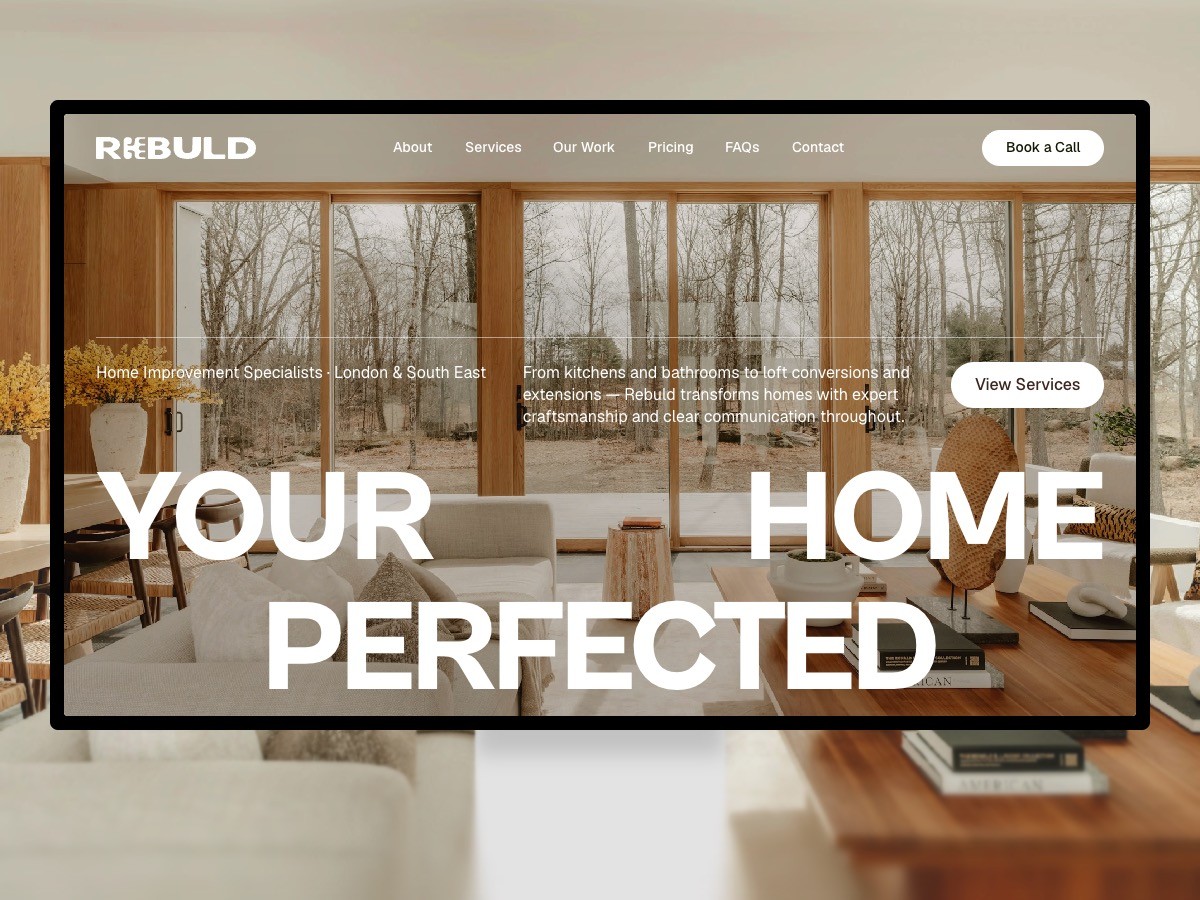 Rebuld - Home Construction & Renovation Website Template for Framer