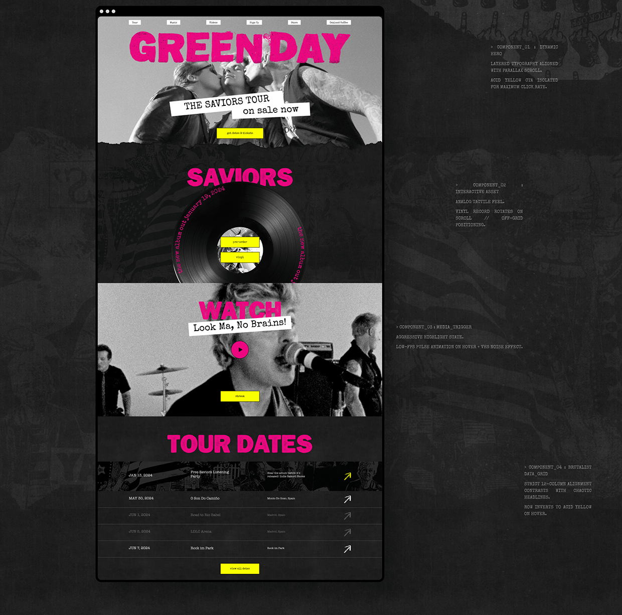 Green Day | Website Redesign Image 6