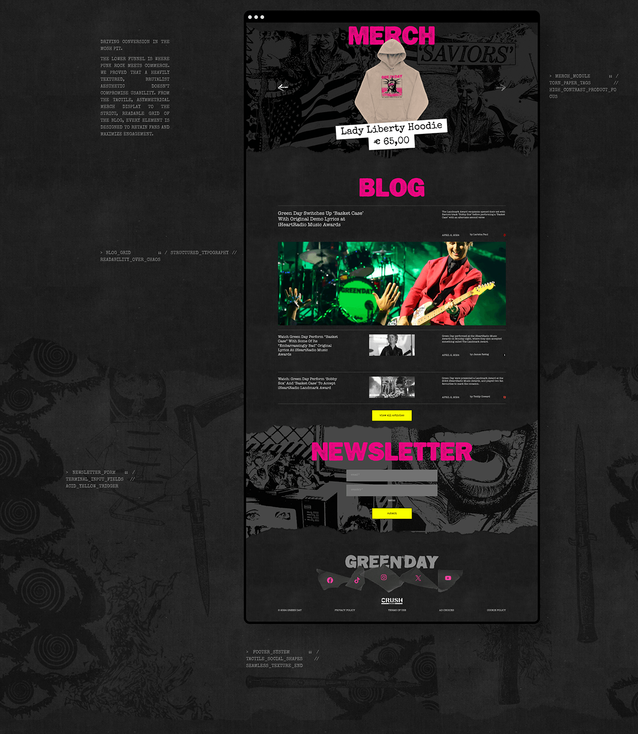 Green Day | Website Redesign Image 7
