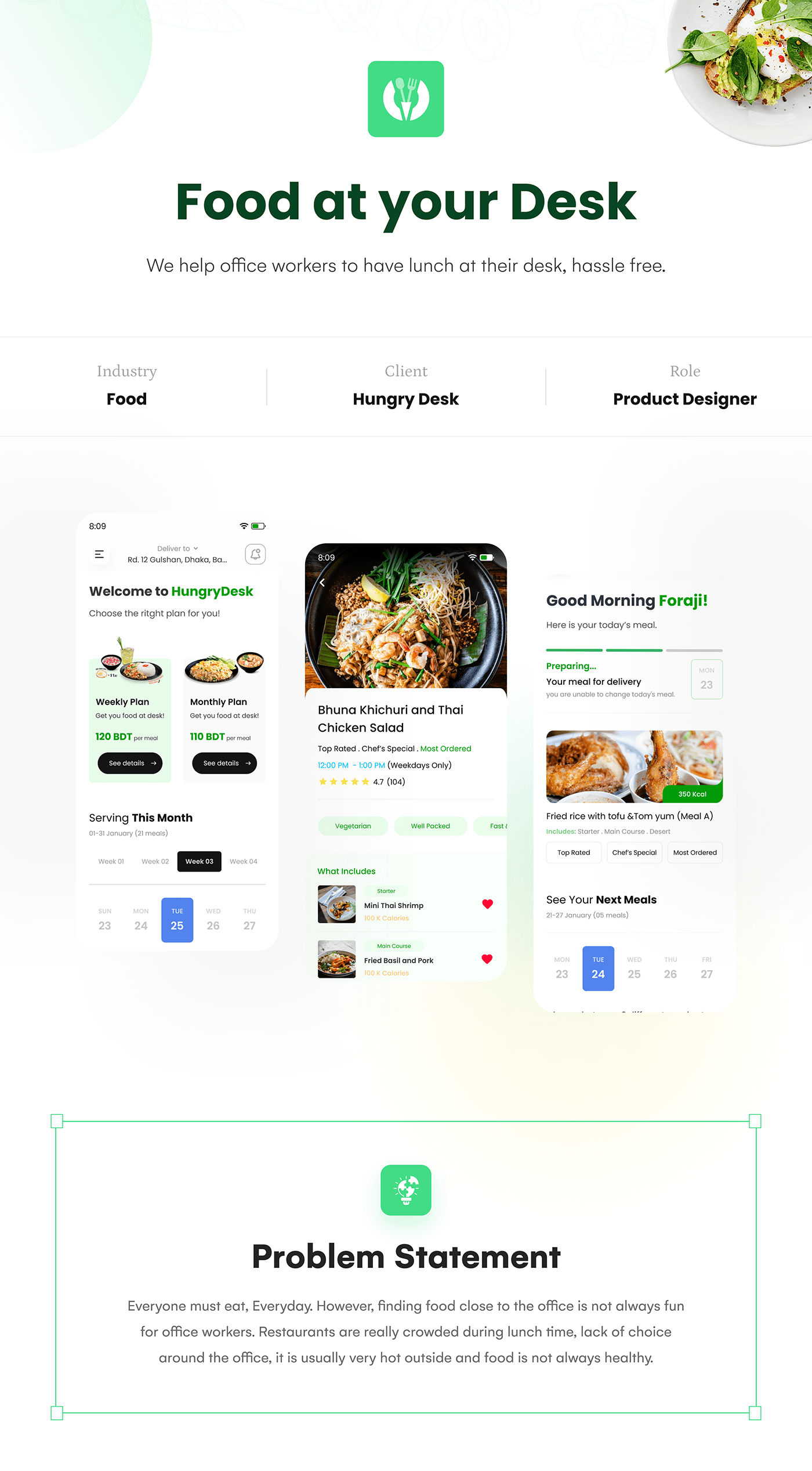 Hungry Desk: A Delicious Product Design Journey