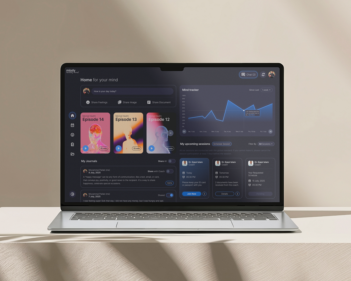 Heath Management Webapp UI Design