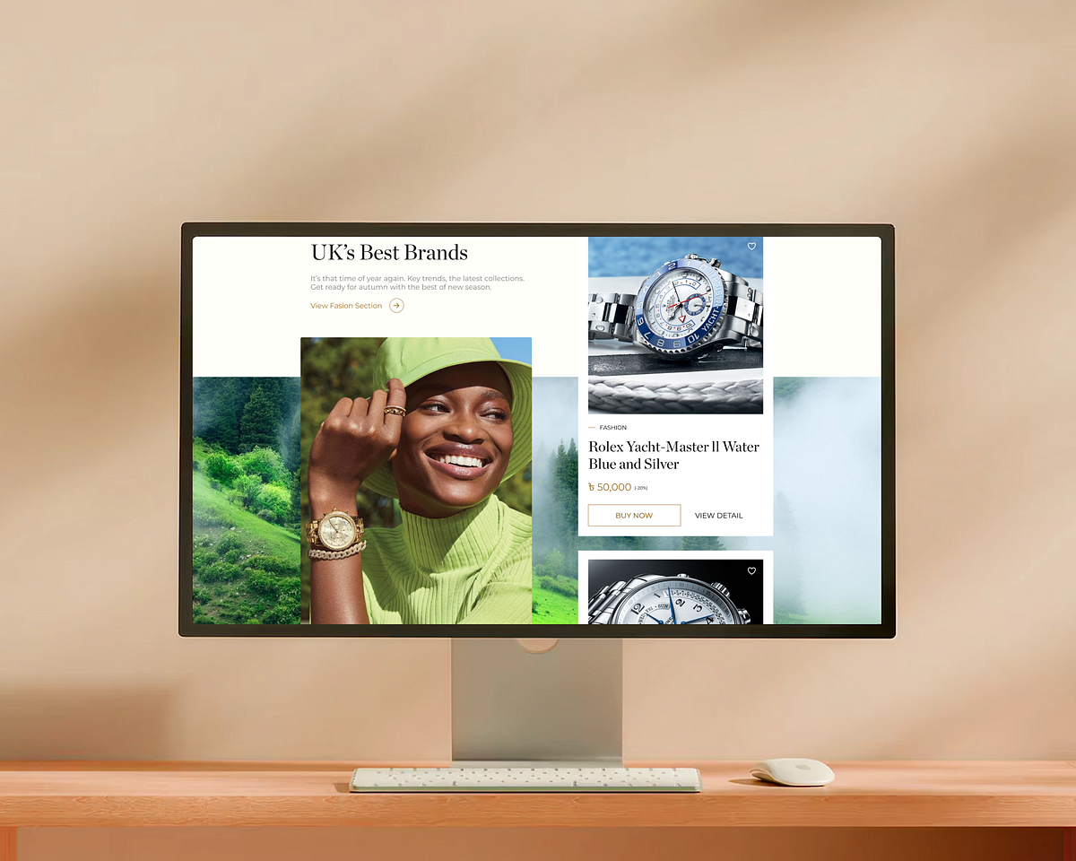 Luxury E-commerce Website Design