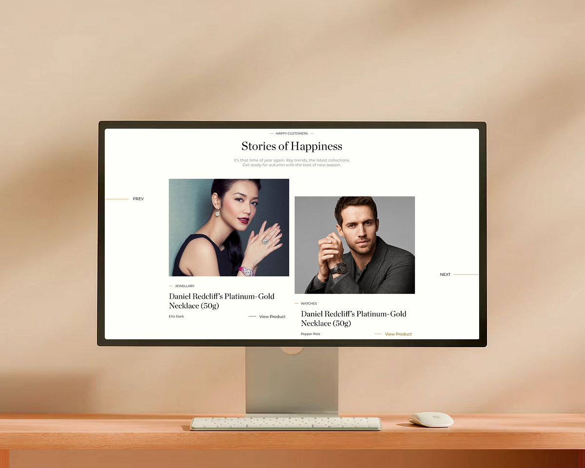 Luxury E-commerce Website Design