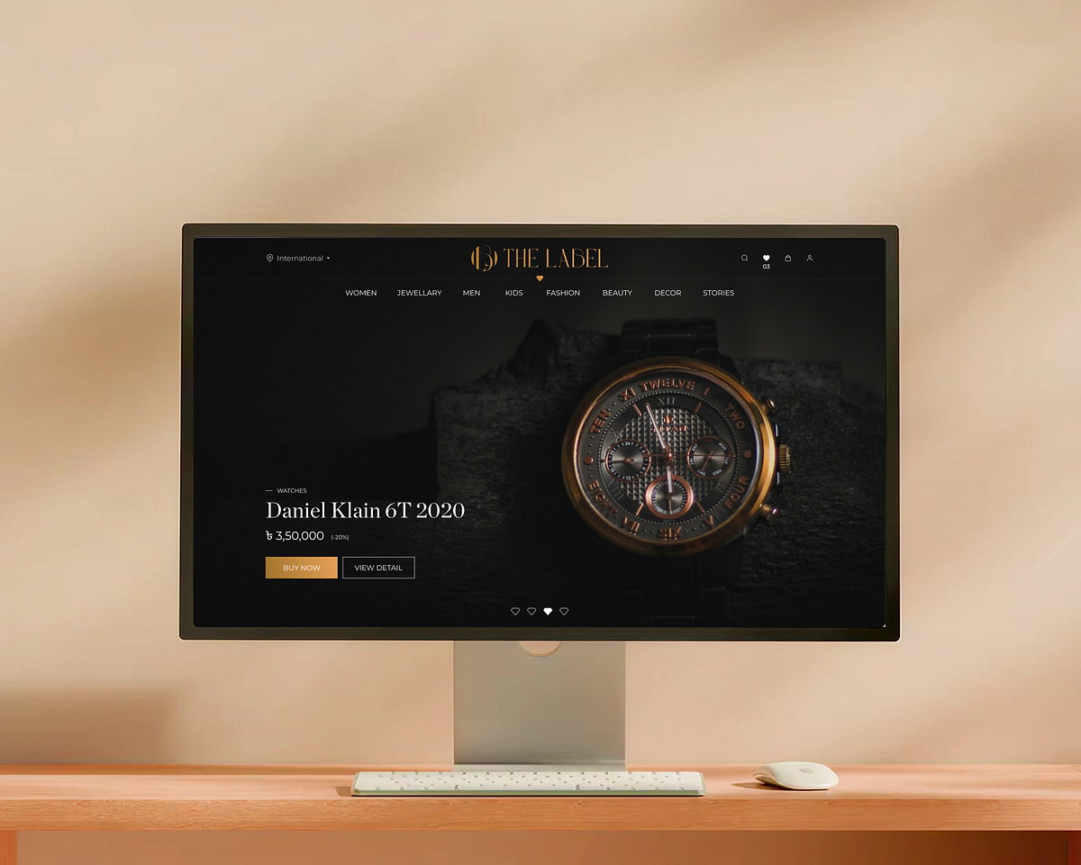 Luxury E-commerce Website Design