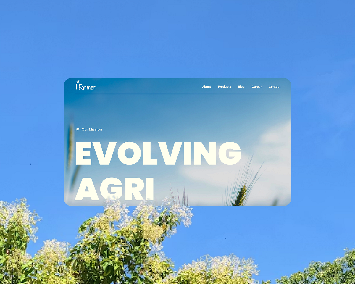 Agri-Fintech Website Design