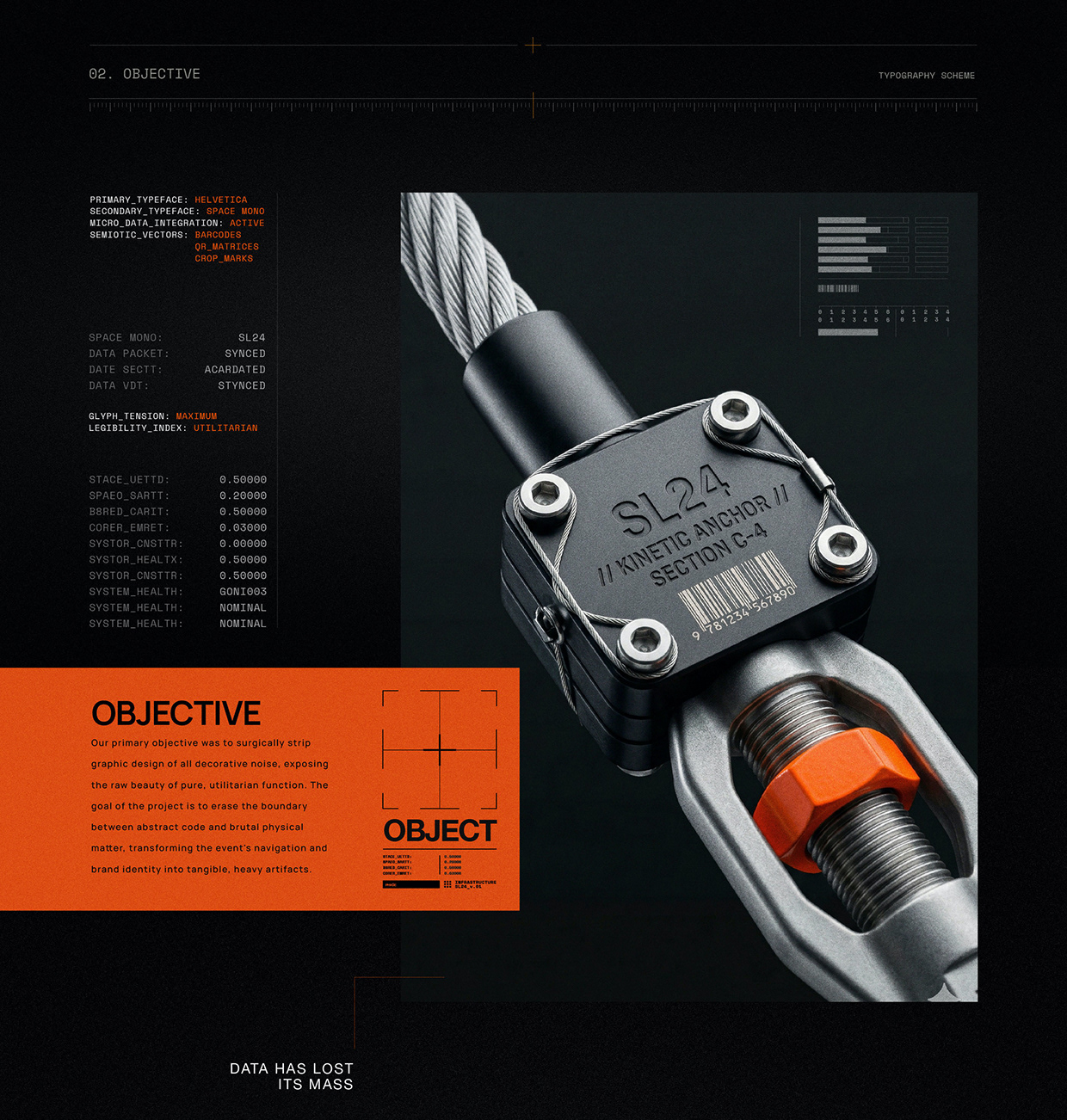 SL24: Brutalist Data-Logistics & Cyber-Typography Image 1