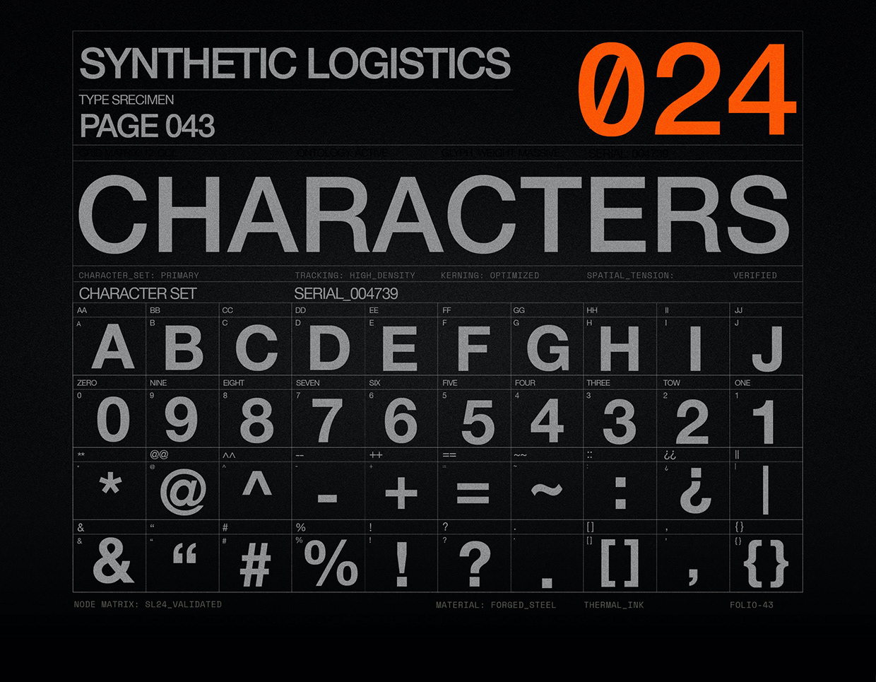SL24: Brutalist Data-Logistics & Cyber-Typography Image 5