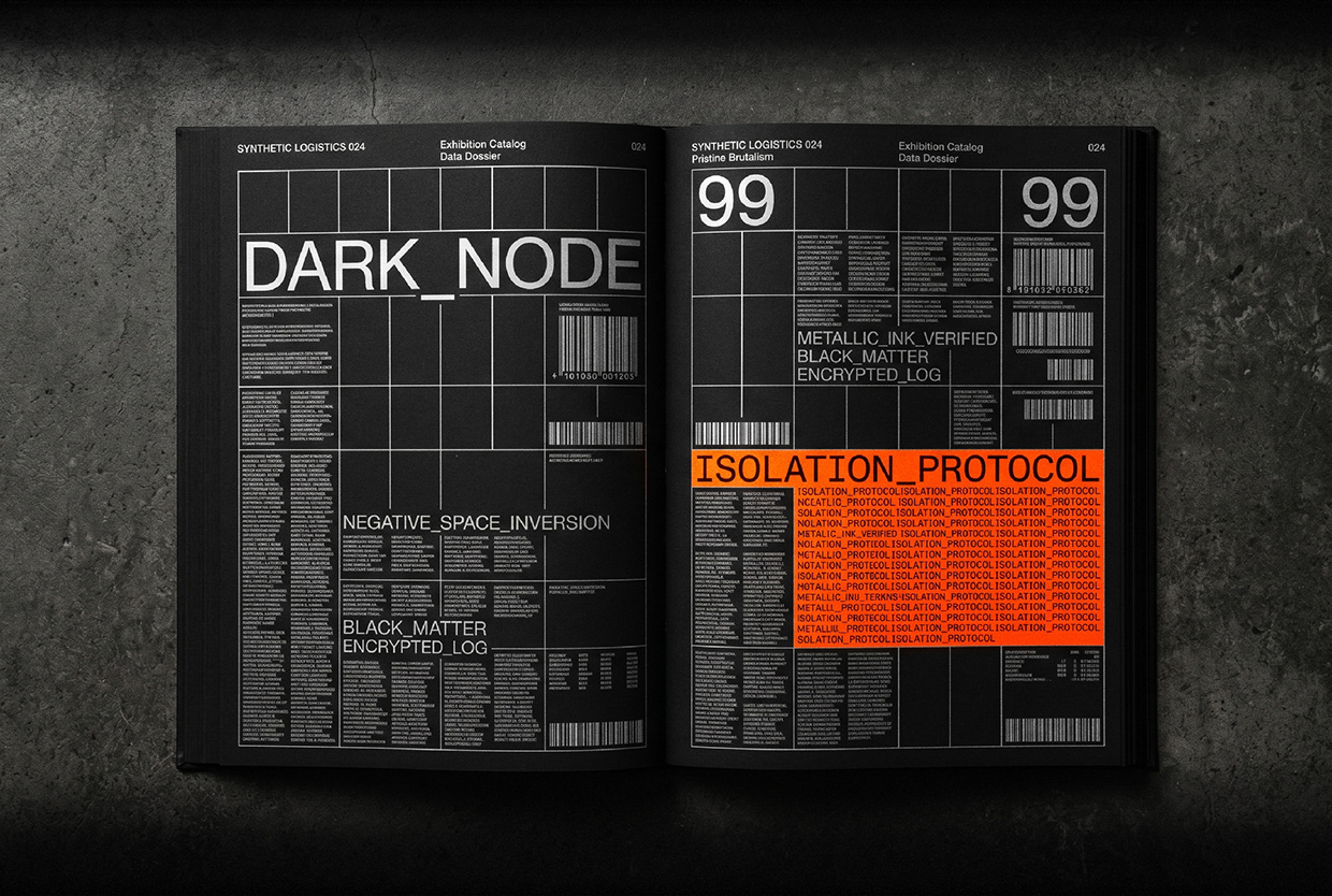 SL24: Brutalist Data-Logistics & Cyber-Typography Image 10