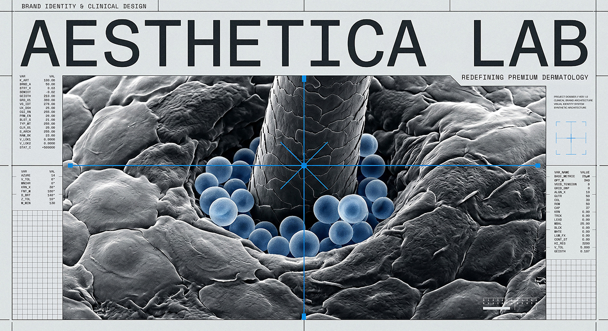 AELAB: Health Tech UI & Brutalist Medical Identity Image 0