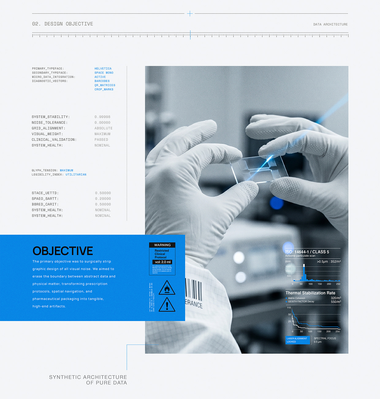 AELAB: Health Tech UI & Brutalist Medical Identity Image 3