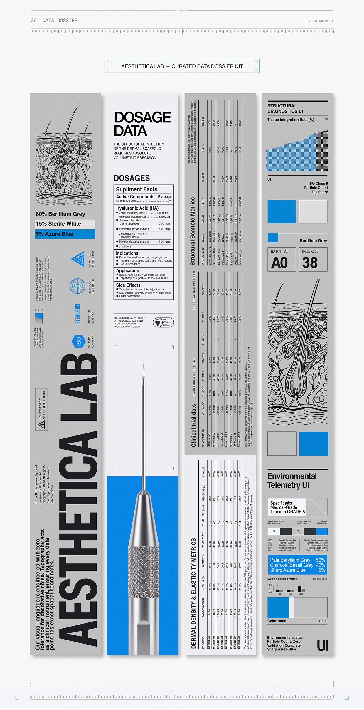 AELAB: Health Tech UI & Brutalist Medical Identity Image 7