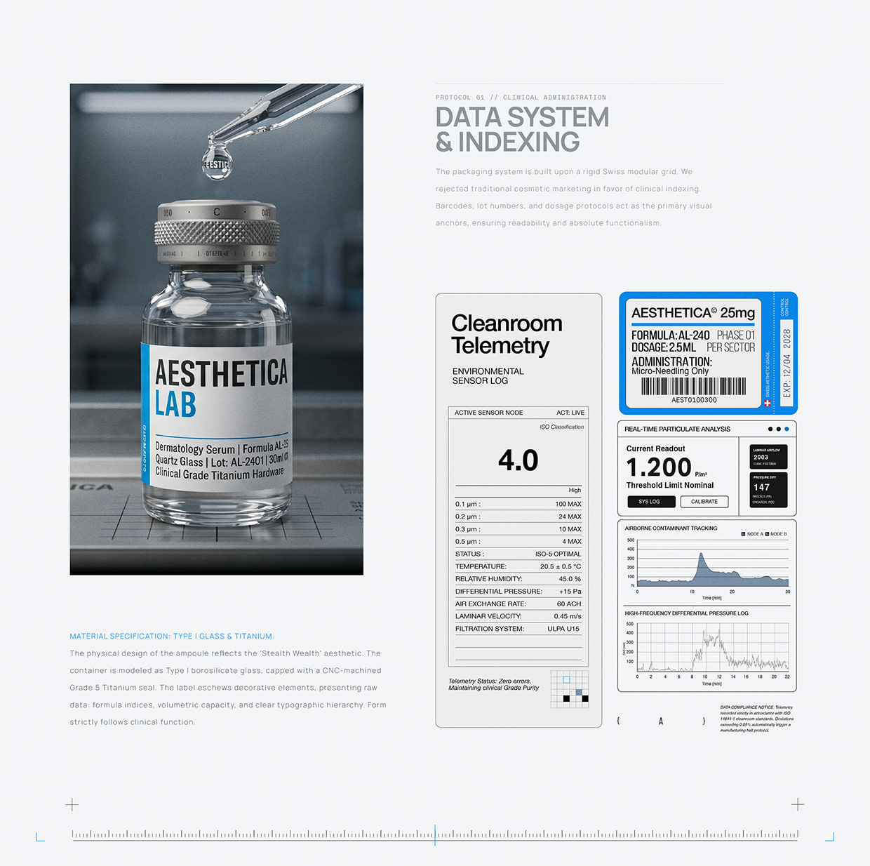 AELAB: Health Tech UI & Brutalist Medical Identity Image 14
