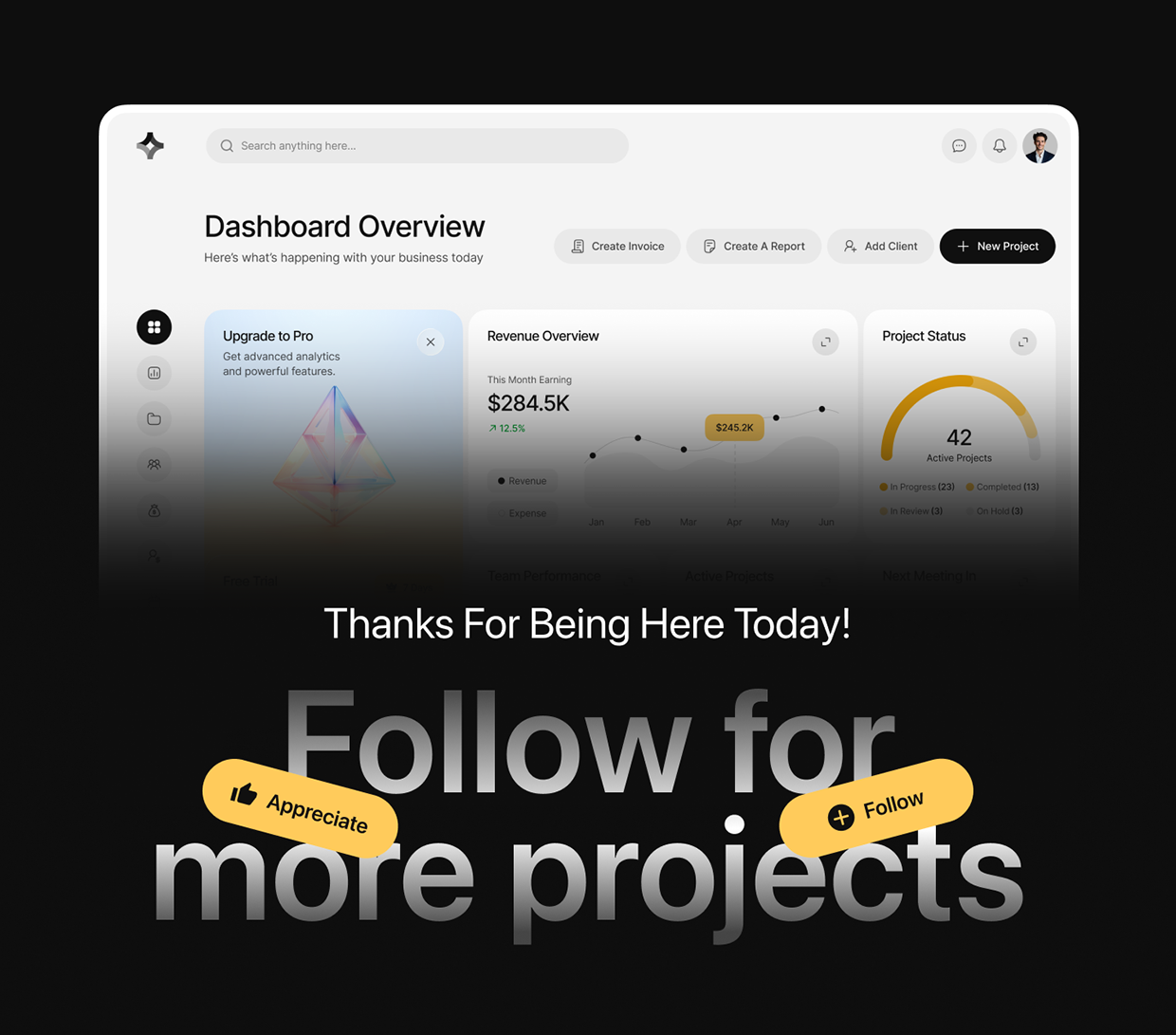 Agency Management Dashboard UI/UX Design Image 7