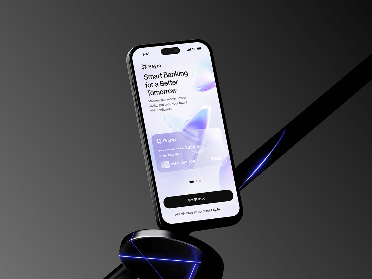 Payro - Finance App UI/UX Design Image 3