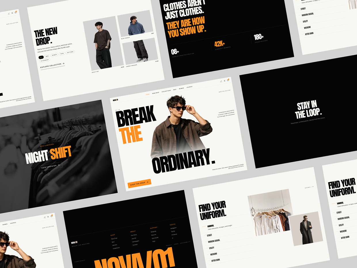 Fashion Ecommerce Website UI/UX Design Image 1