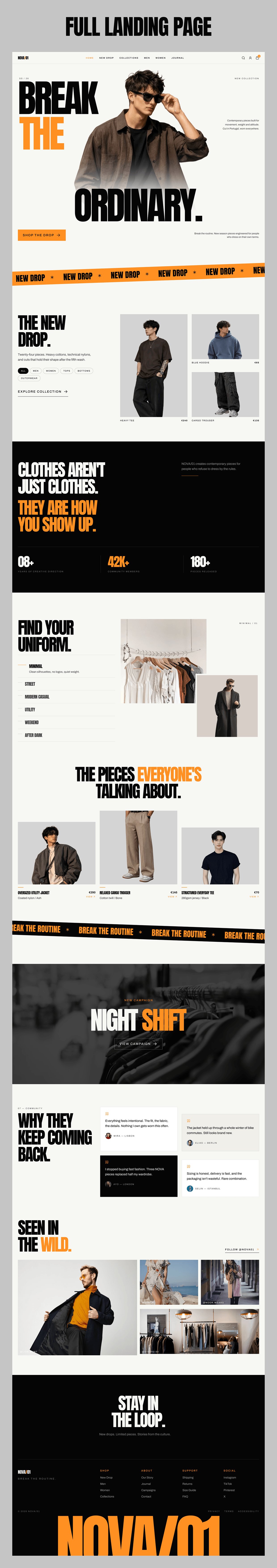 Fashion Ecommerce Website UI/UX Design by Raju Ahamed on Muzli