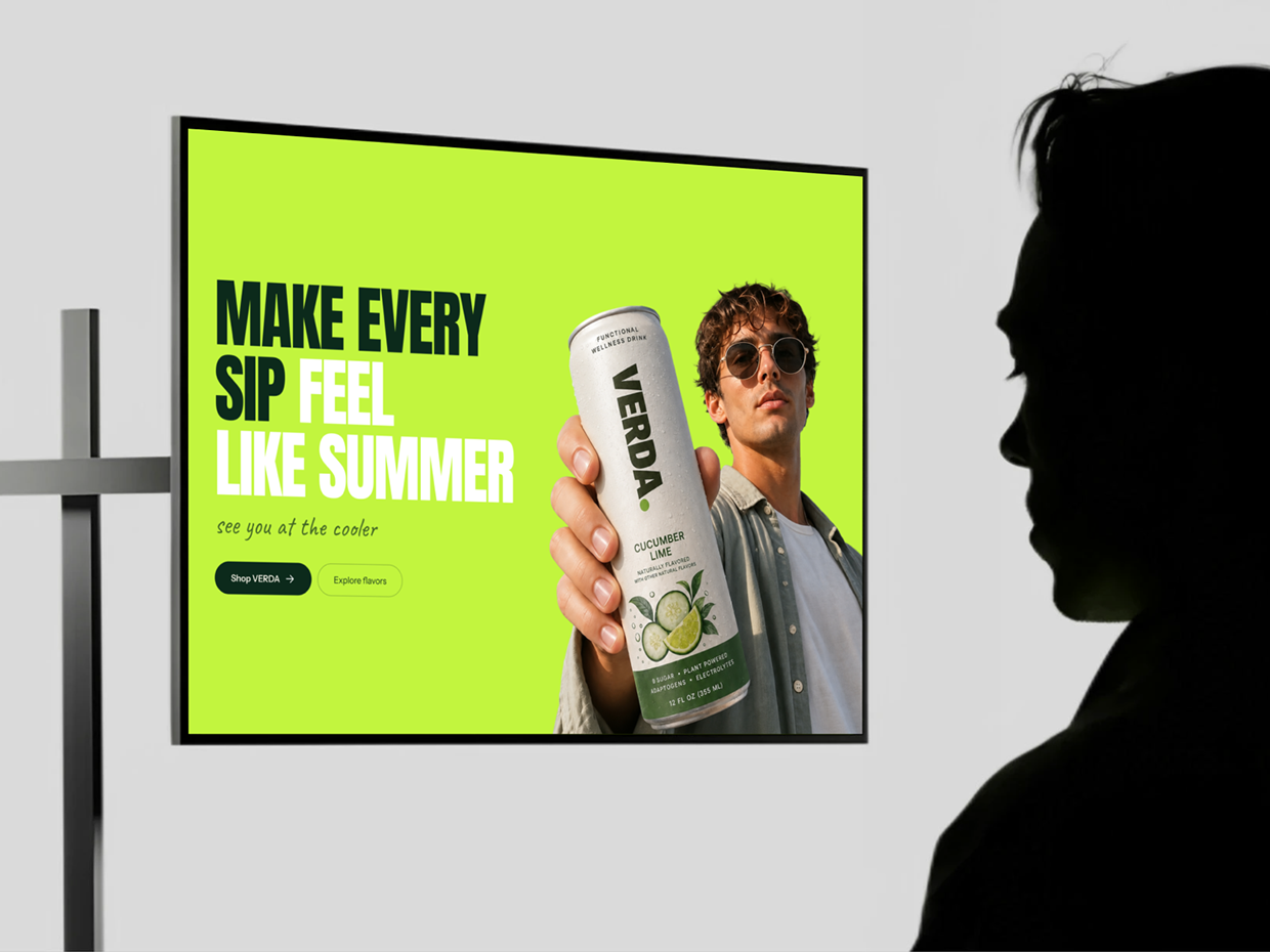 VERDA - Drink Ecommerce Website UI/UX Design Image 0