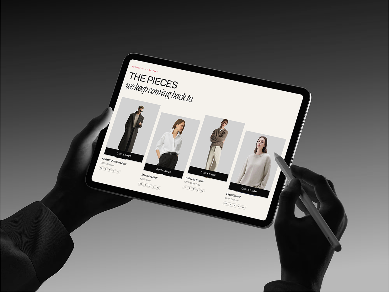 FORME - Fashion Ecommerce Website UI/UX Design Image 4