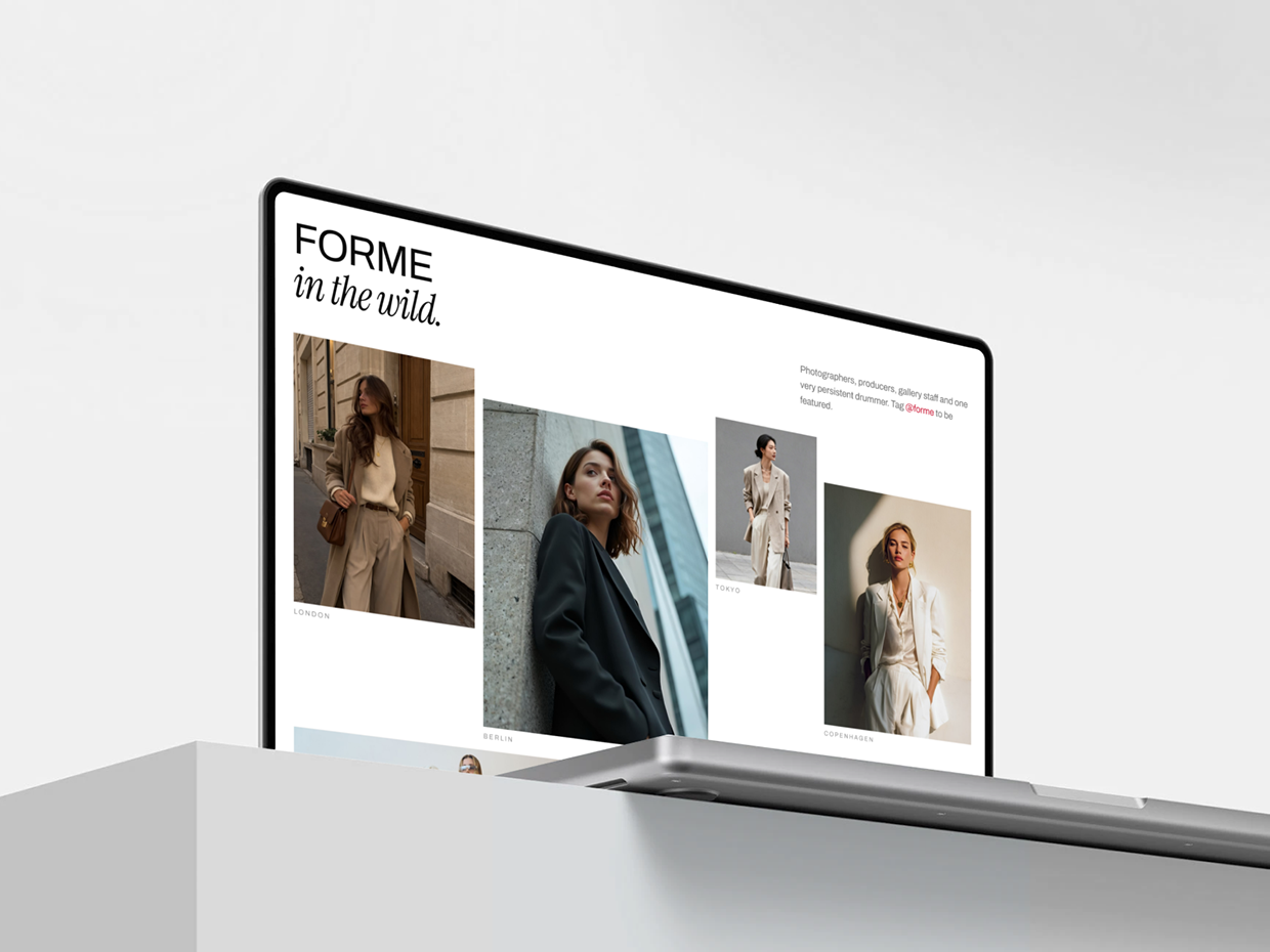 FORME - Fashion Ecommerce Website UI/UX Design Image 6