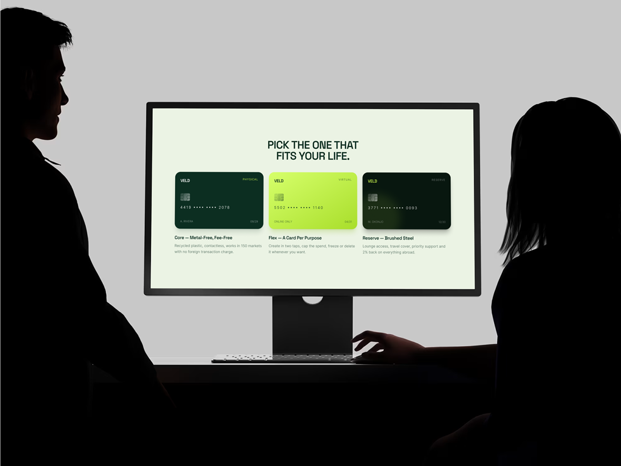 VELD - Fintech Website UI/UX Design Image 5