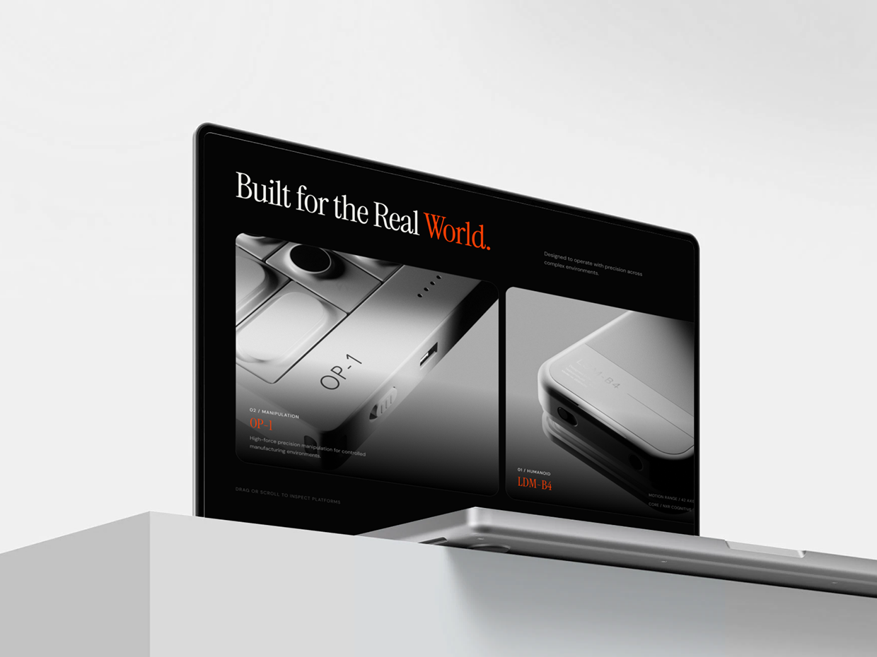 HelioX - AI Robotic Company Website UI/UX Design Image 5