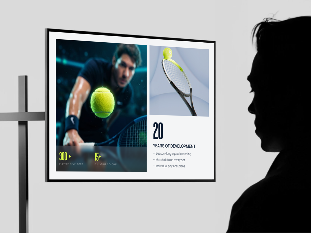 VANTAGE - Tennis Website UIUX Design Image 0