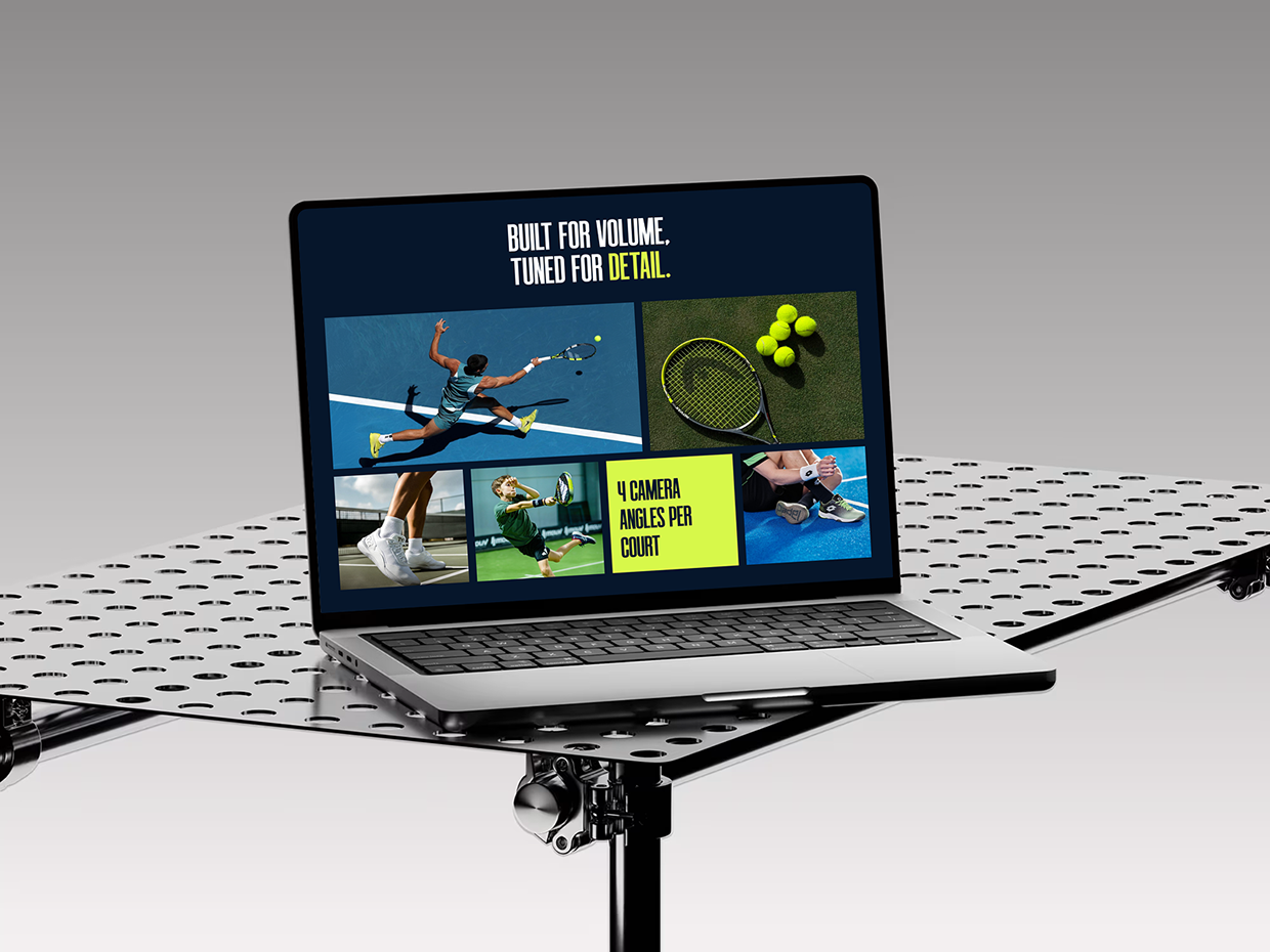 VANTAGE - Tennis Website UIUX Design Image 3