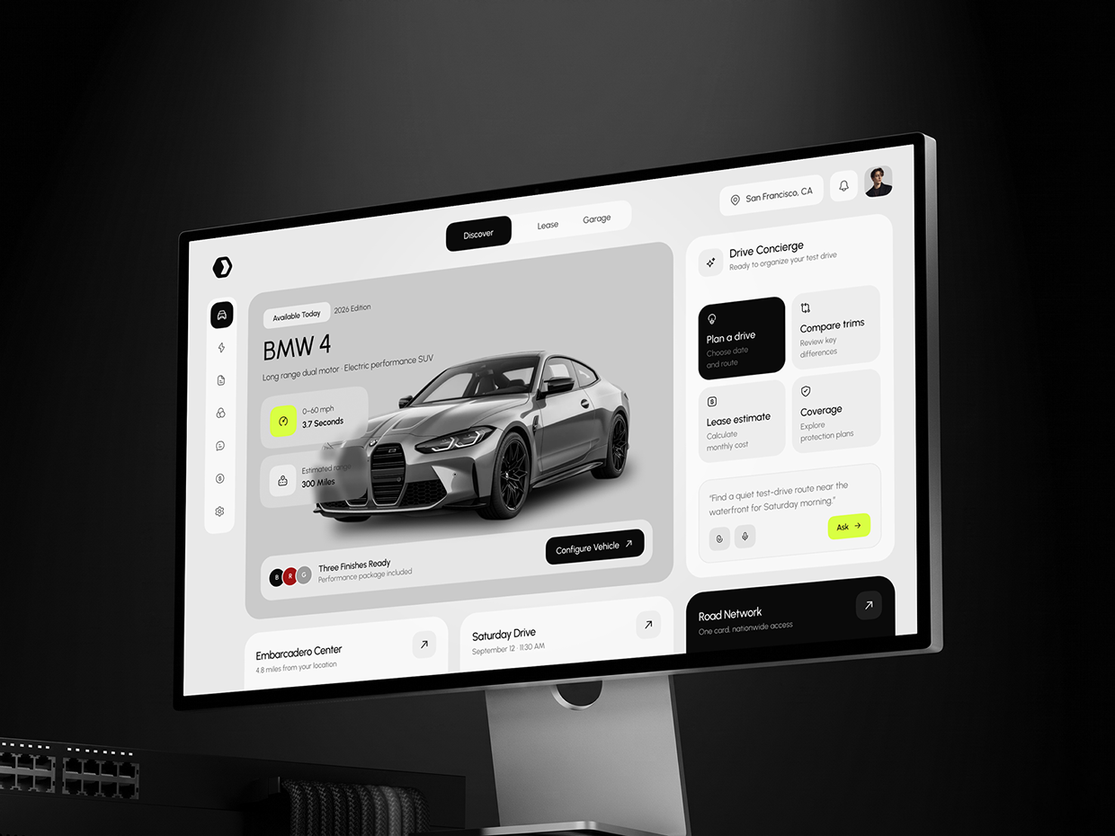 Car Rent Dashboard UIUX Design Image 5
