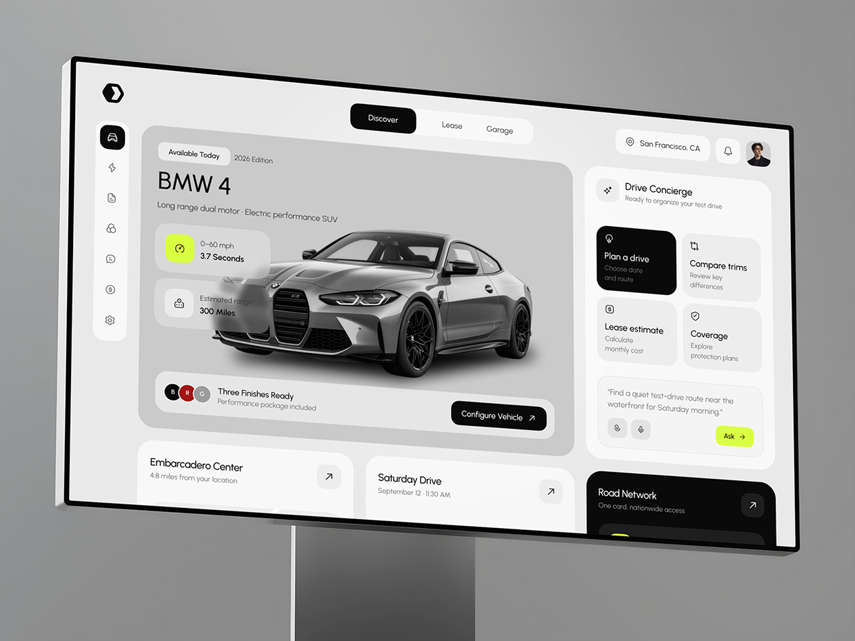 Car Rent Dashboard UIUX Design Image 7