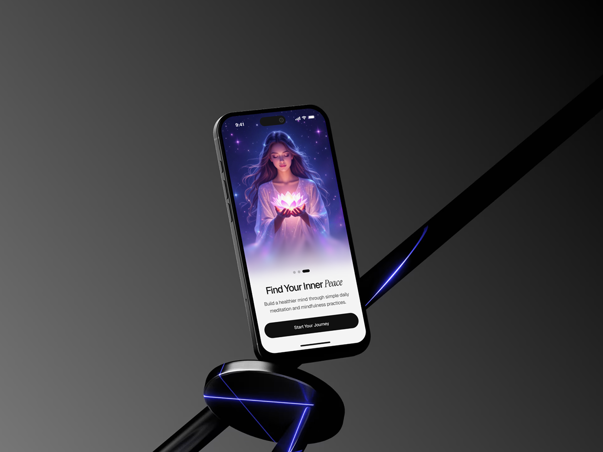 Meditation & Mindfulness App UIUX Design Image 3