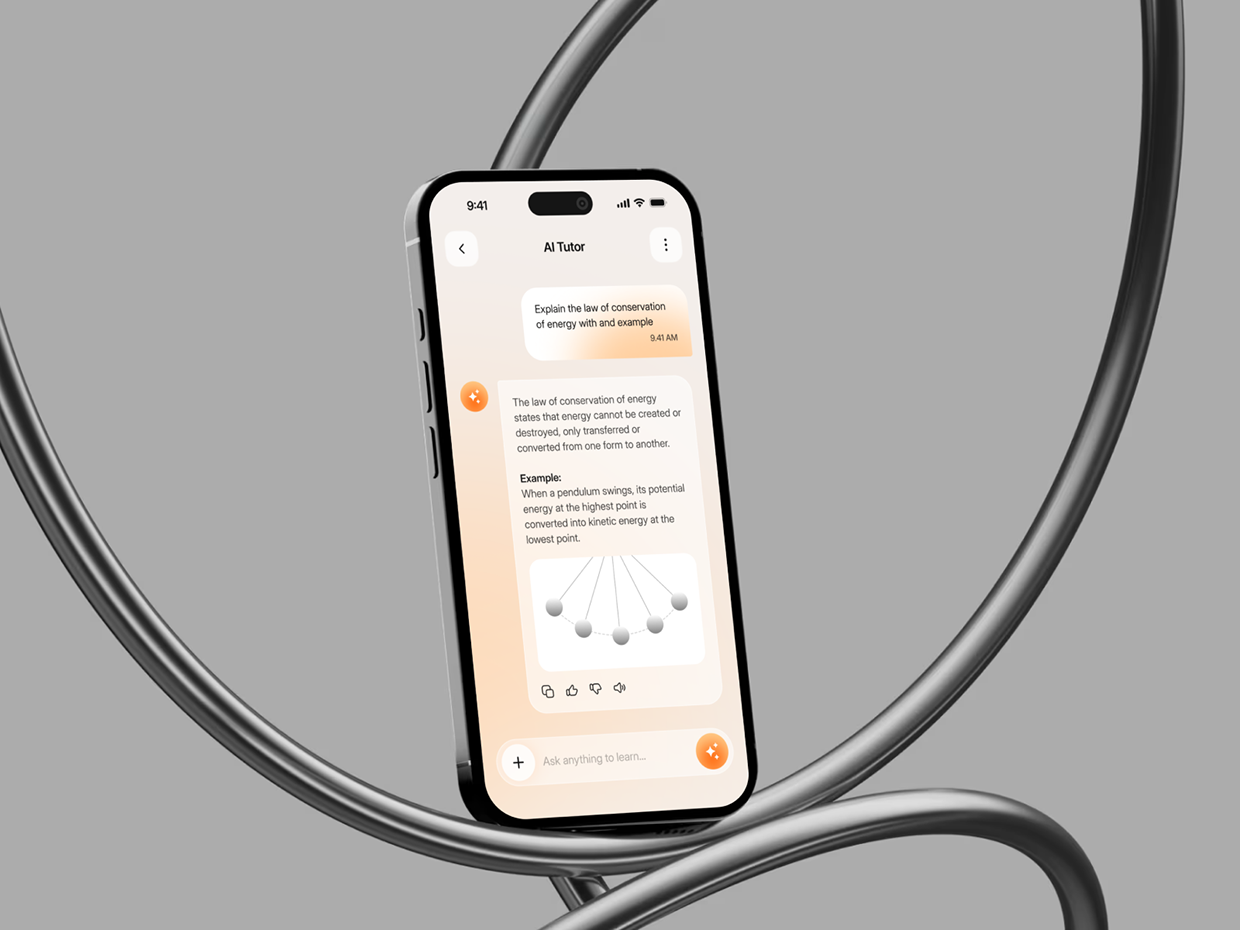 AI Study App UIUX Design Image 2