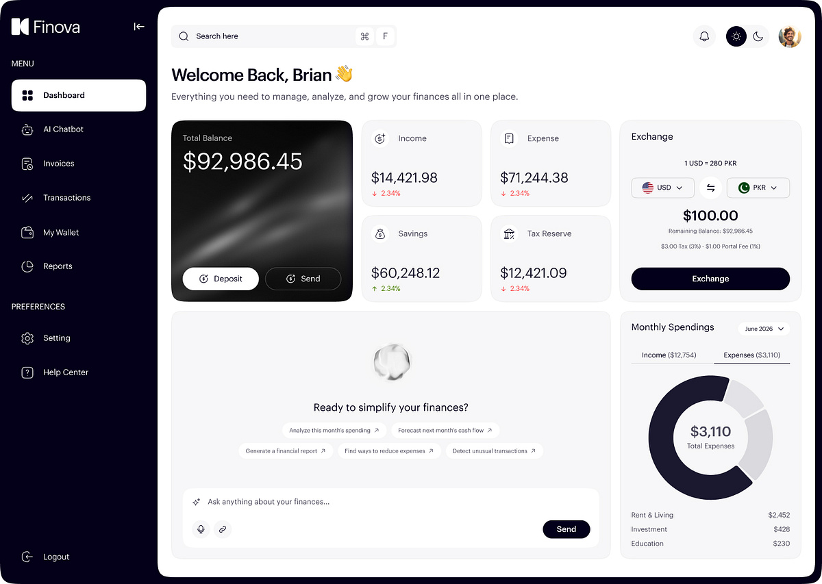 Finova — Where Simplicity Meets Smarter Finance. 💳 Image 0
