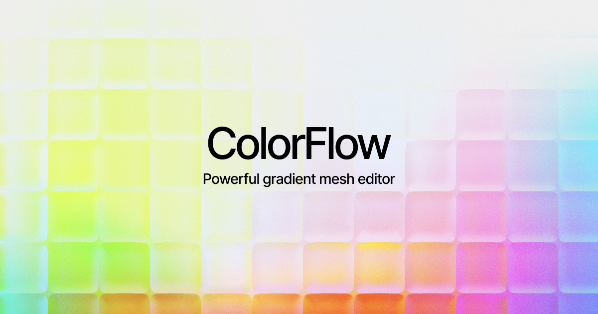 ColorFlow - Advanced Mesh Gradient Generator & Editor